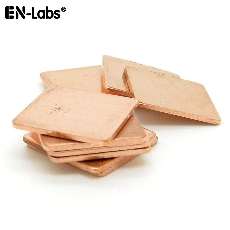 Laptop Cooling Pad - 15x15mm Copper Heatsink Thermal Pads,Plate Copper