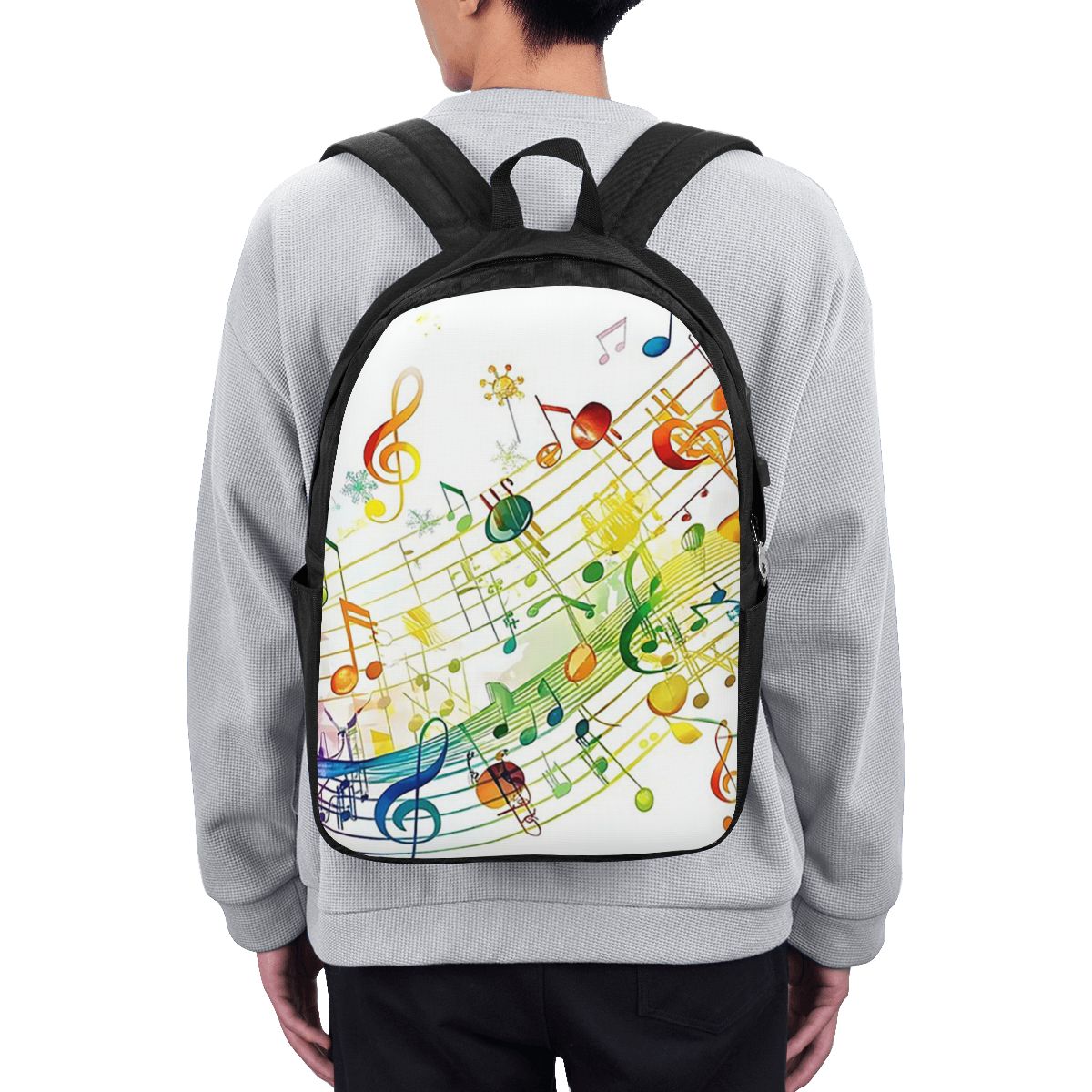 Abstract Piano Keys With Music - Laptop Bag recension och pris