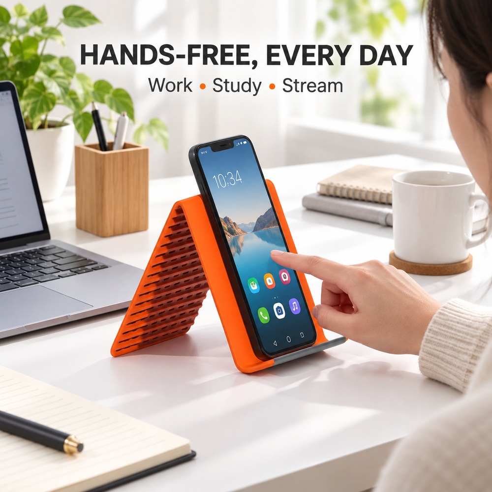 Flexible Silicone Phone Tablet - Laptop Stand recension och pris