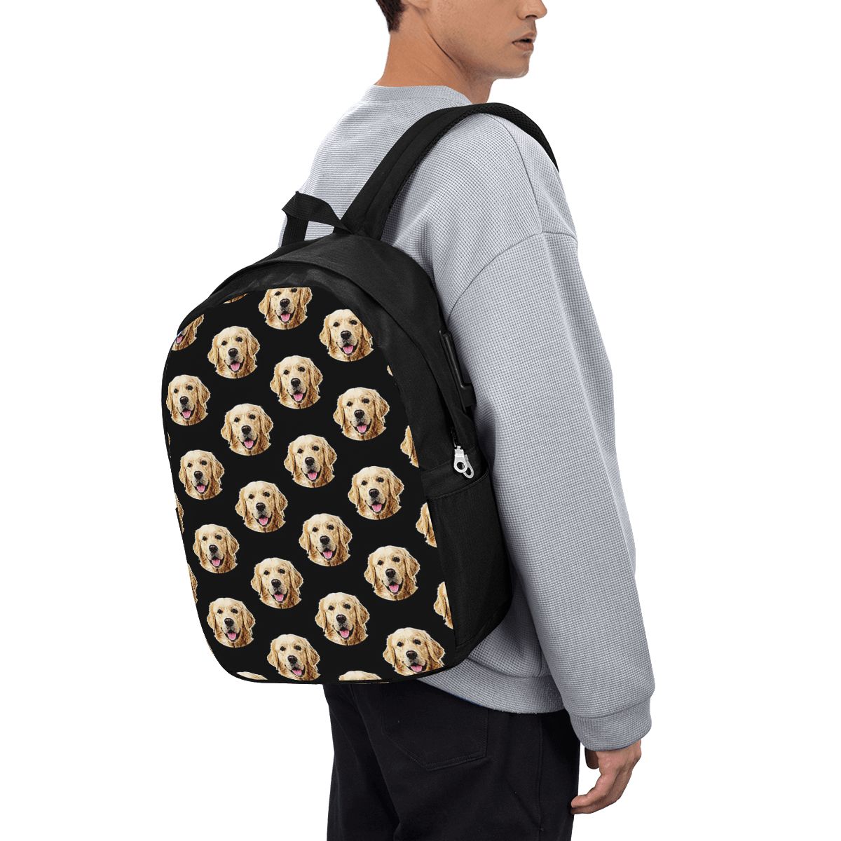 Funny Golden Retriever Face Po - Laptop Bag recension och pris
