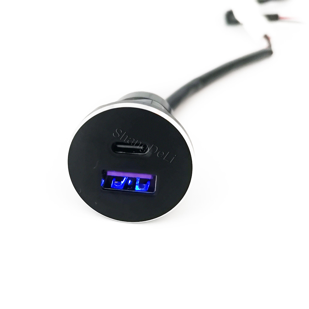 1PC Car Dual USB Outlet Charge - Usb C Hub recension och pris