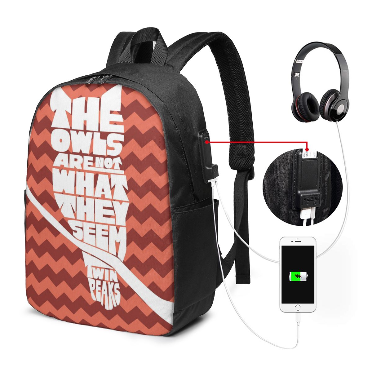 Twin Peaks Red Room Backpack T - Laptop Bag recension och pris