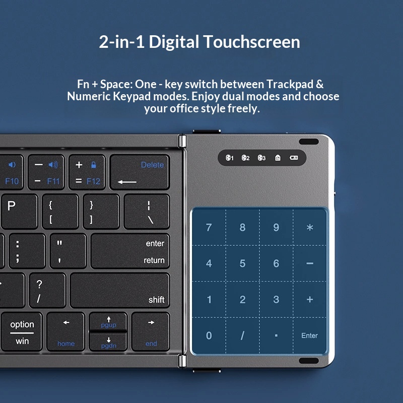 Mengzu Tri Fold Wireless Bluet - Laptop Mouse recension och pris