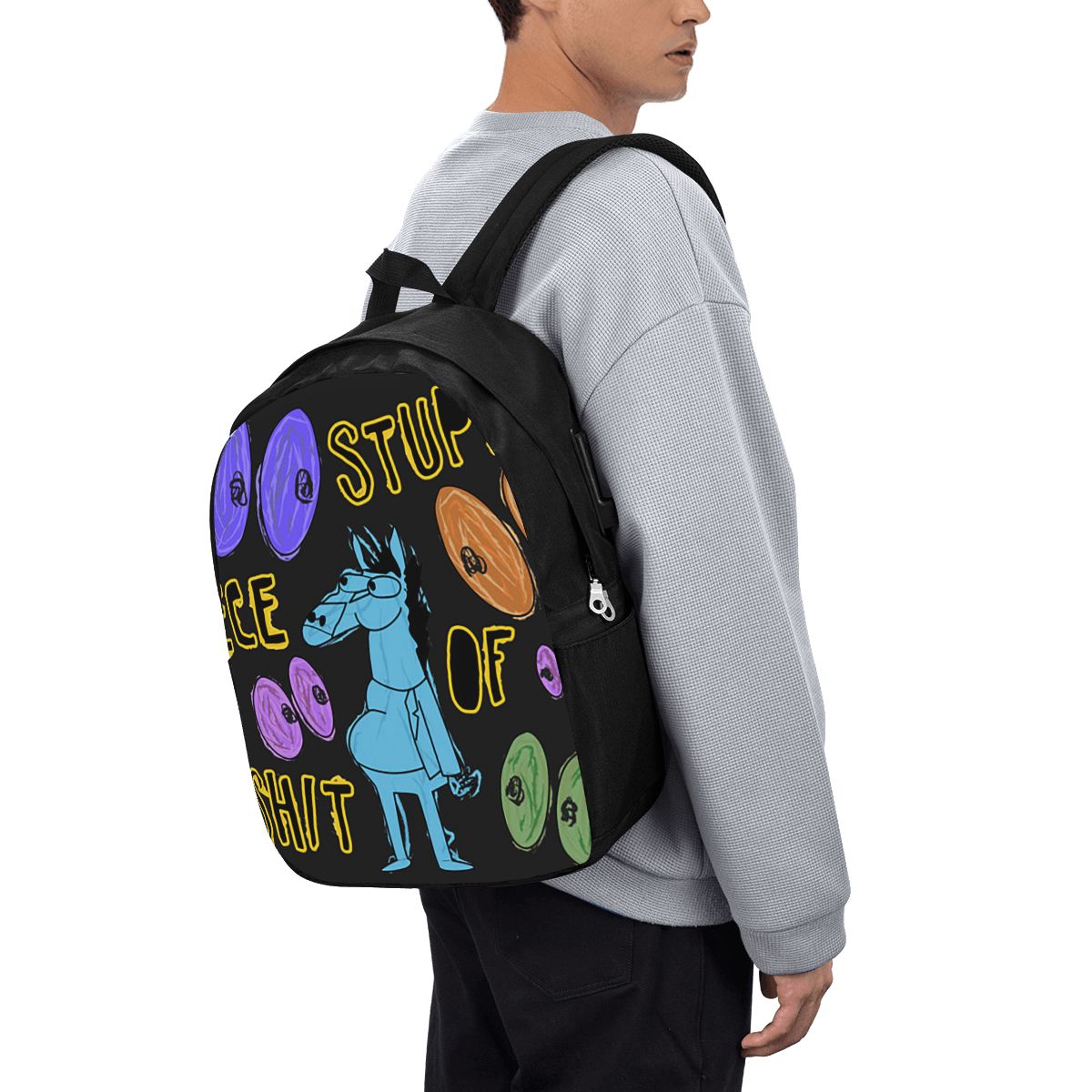 Cartoon Bojack Horseman Stupid - Laptop Bag recension och pris