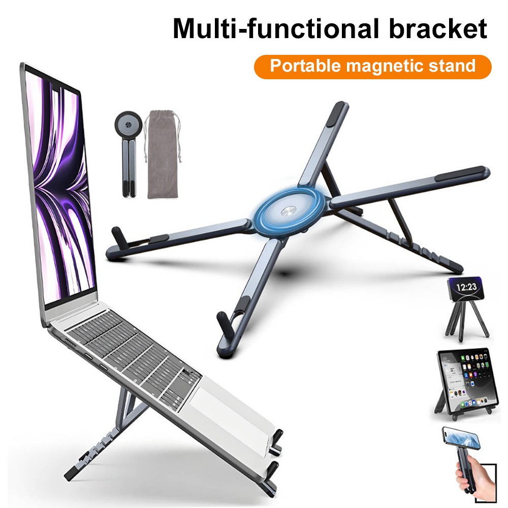 Portable Magnetic Phone Holder - Laptop Stand recension och pris